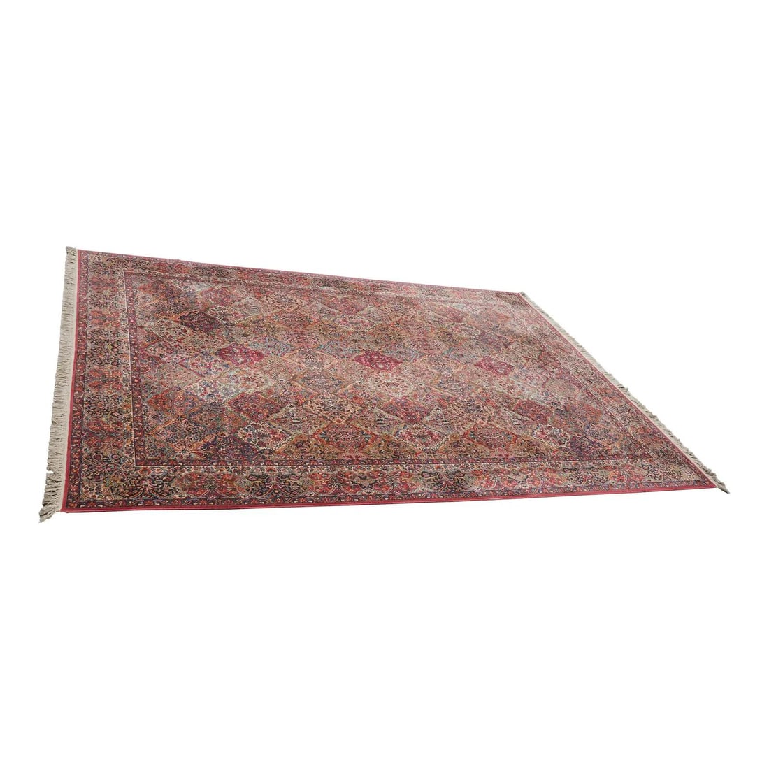 Karastan Palatial Wool Oriental Rug 12x16 Multicolor: Karastan Palatial Wool Oriental Rug 12x16 Multicolor This Karastan Palatial Oriental rug features a multicolor design with vibrant hues and a consistent 100% wool pile. The rug is approximately 30 yea