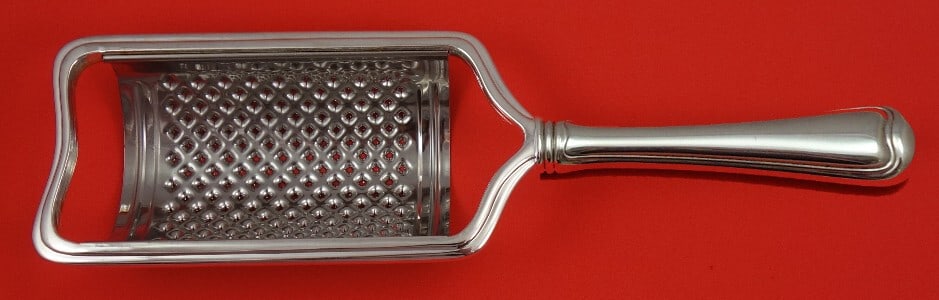 Gorham Old French Sterling Silver Custom Cheese Grater 8.5": Gorham Old French Sterling Silver Custom Cheese Grater 8.5" Discover the elegance of this Old French by Gorham cheese grater, a beautiful addition to your serving pieces collection. Crafted from high-