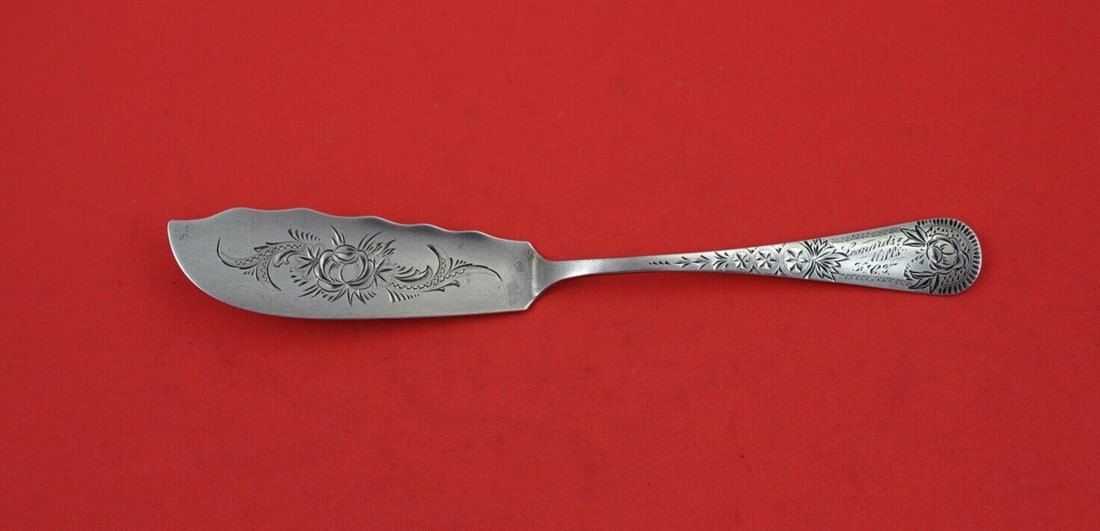 Gorham Astor Sterling Silver 7 Inch Master Butter Knife Brite-Cut: Gorham Astor Sterling Silver 7 Inch Master Butter Knife Brite-Cut Introducing the Astor by Gorham Sterling Silver Master Butter Knife, featuring a flat handle with an elegant brite-cut design. This ex