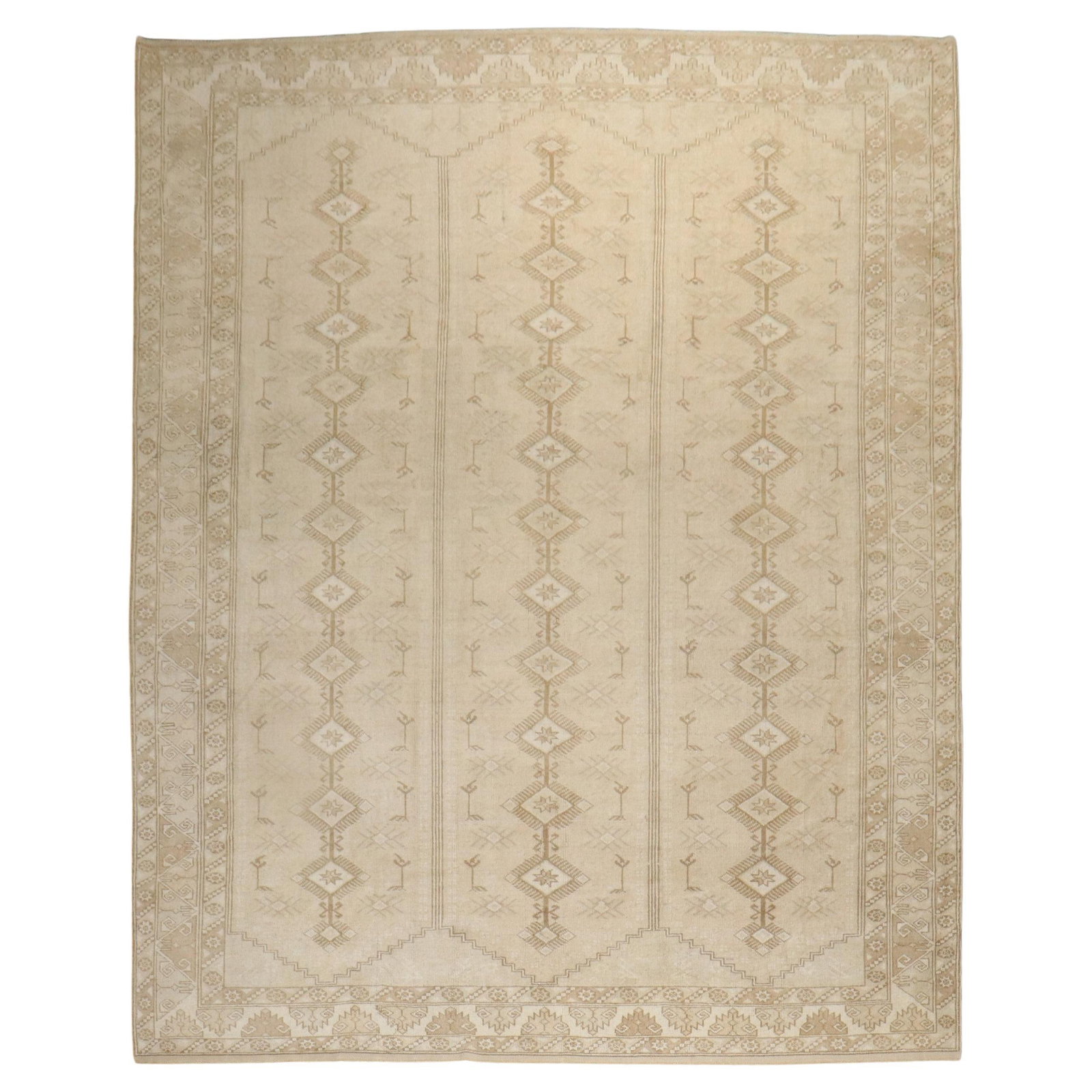 Mid-20th Century Tulu Turkish Hand-Knotted Wool Rug 8'11'' x 12' (1 of 10)