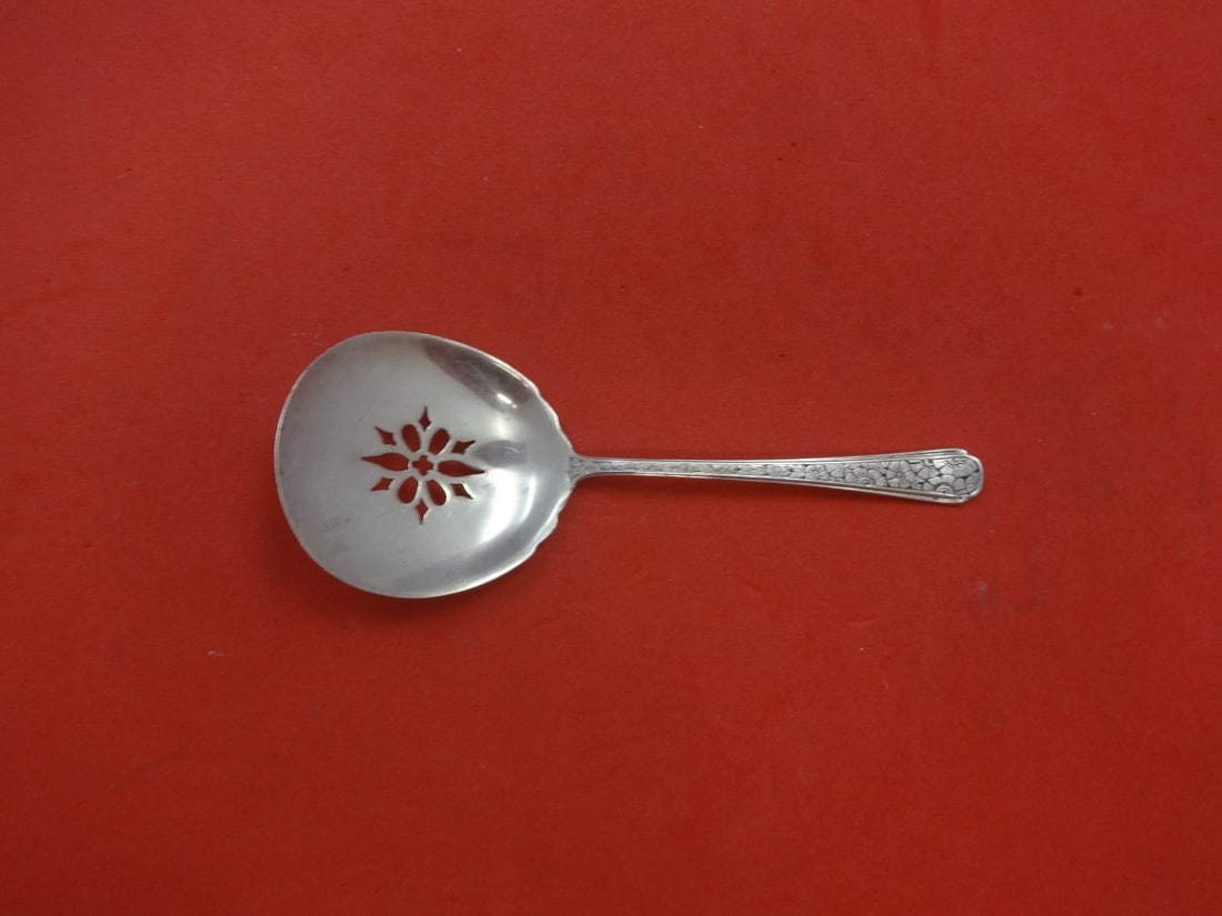 Towle Sterling Silver Nut Spoon Old Brocade 4 7/8 Inches: Towle Sterling Silver Nut Spoon Old Brocade 4 7/8 Inches This exquisite serving spoon features the elegant Old Brocade pattern by Towle. Crafted from high-quality sterling silver, this nut spoon