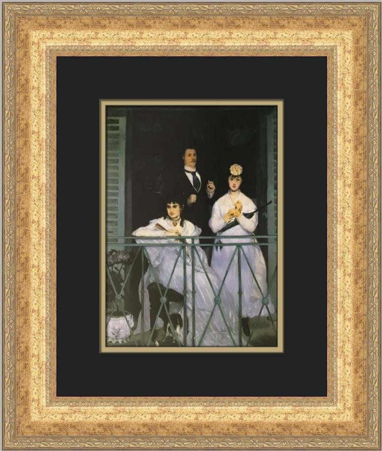 Edouard Manet The Balcony Custom Framed Art Print 1997 (1 of 2)