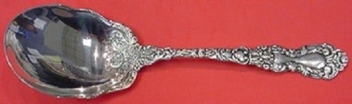 Gorham Imperial Chrysanthemum Sterling Silver Preserve Spoon 7 1/8" (1 of 1)