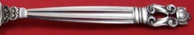 Georg Jensen Acorn Sterling Silver Baby Spoon Custom Made 3.5" (1 of 2)