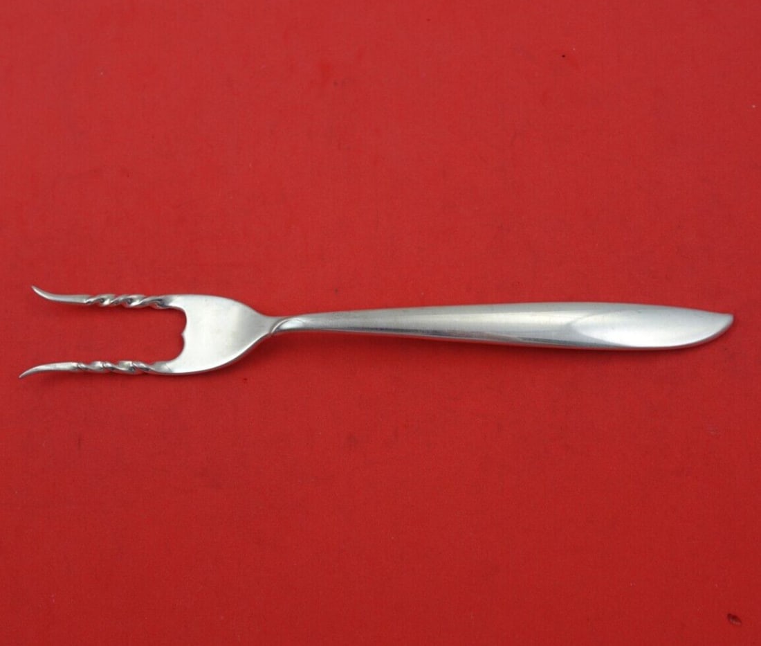 International Sterling Silver Rhythm Baked Potato Fork 7 1/4 Inch (1 of 3)