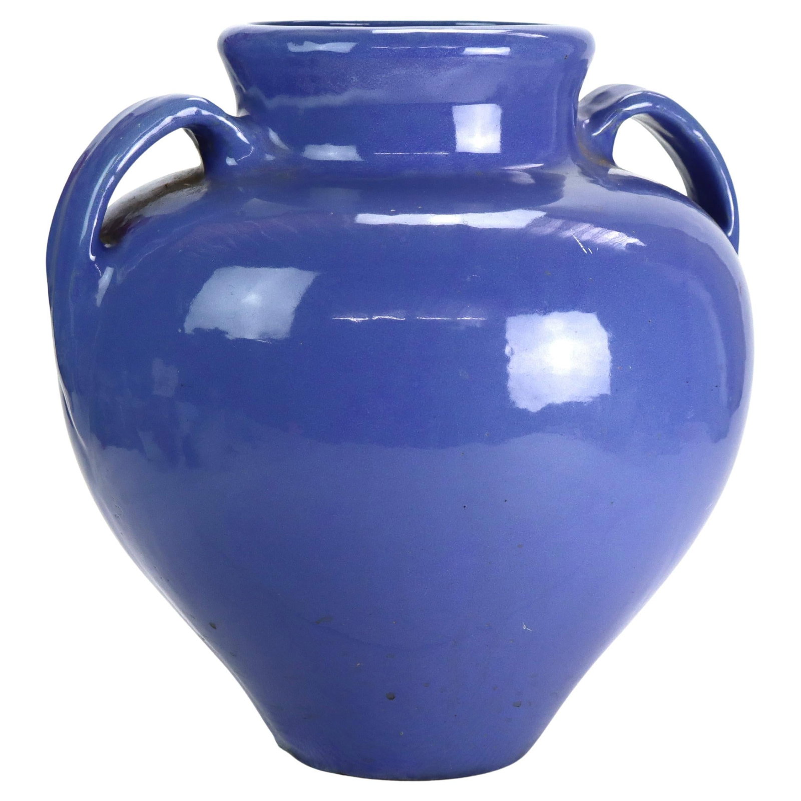 Arts and Crafts Era Zanesville Blue Pottery Vase Circa 1930 (1 of 14)