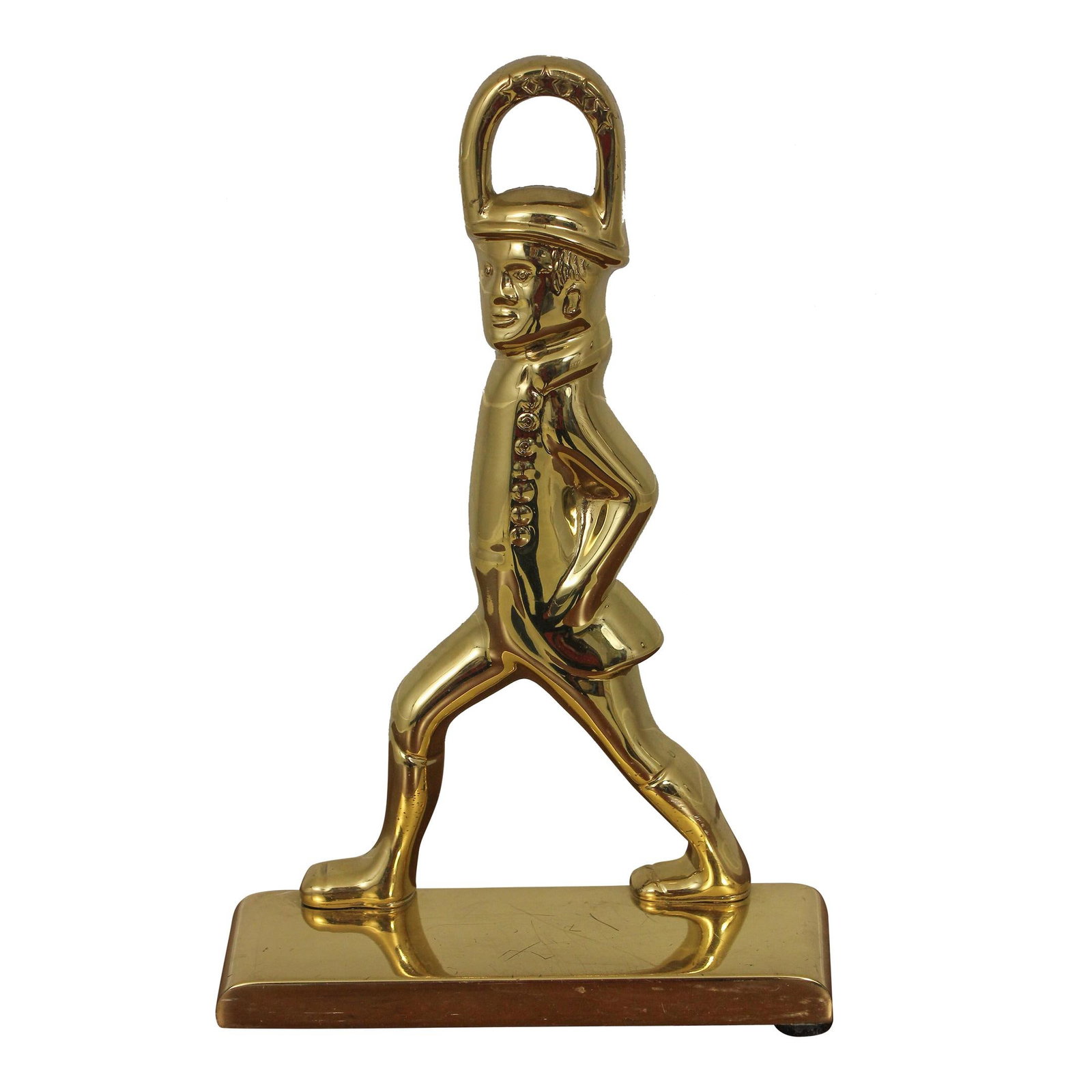 Baldwin Brass Soldier Doorstop Colonial Williamsburg Style 11.5 Inch (1 of 10)