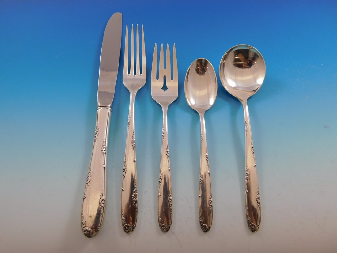 Towle Madeira Sterling Silver 75 Piece Flatware Service for 12 (1 of 12)