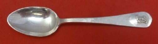 Lebolt Sterling Silver Teaspoon 6 Inch with Monogram IBF (1 of 1)