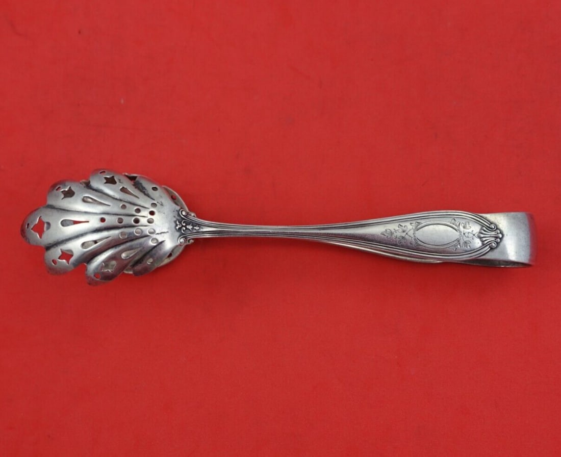 International Sterling Silver New Marathon Ice Tong 6.75" Serving Piece (1 of 3)