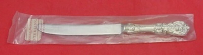 Reed and Barton Francis I Sterling Silver Dinner Knife 9 5/8 Inch: Reed and Barton Francis I Sterling Silver Dinner Knife 9 5/8 Inch This exquisite dinner knife is crafted by Reed and Barton in the renowned Francis I pattern. Made of high-quality sterling silver, it 