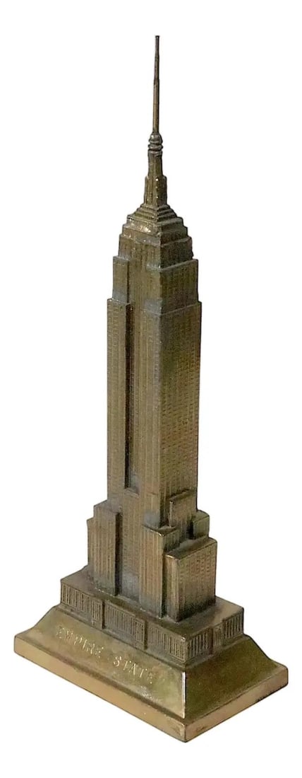 1960s Empire State Building NYC Metal Souvenir Made in Japan (1 of 8)