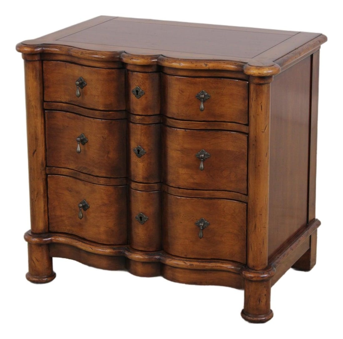 Walnut French Provincial Commode Chest by Baker Milling Road (1 of 10)