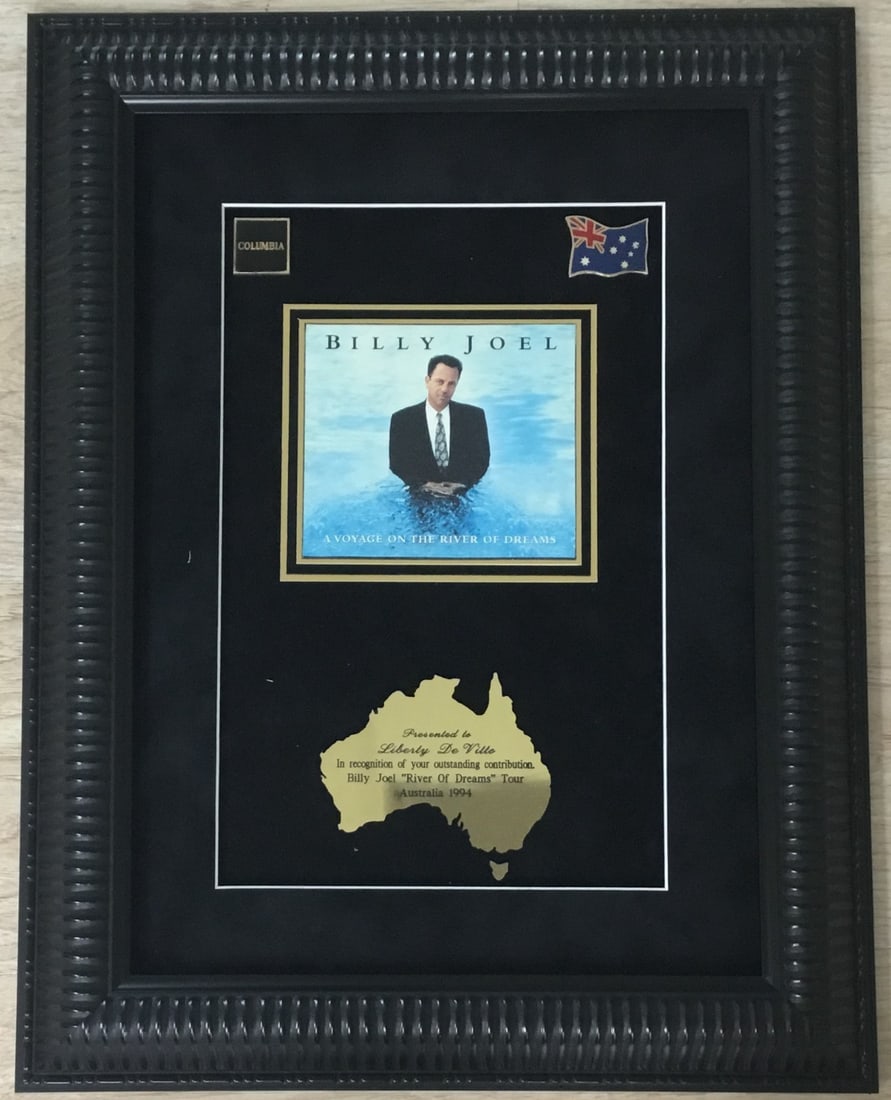 Billy Joel River Of Dreams Tour 1994 Award Liberty Devitto Drummer (1 of 3)