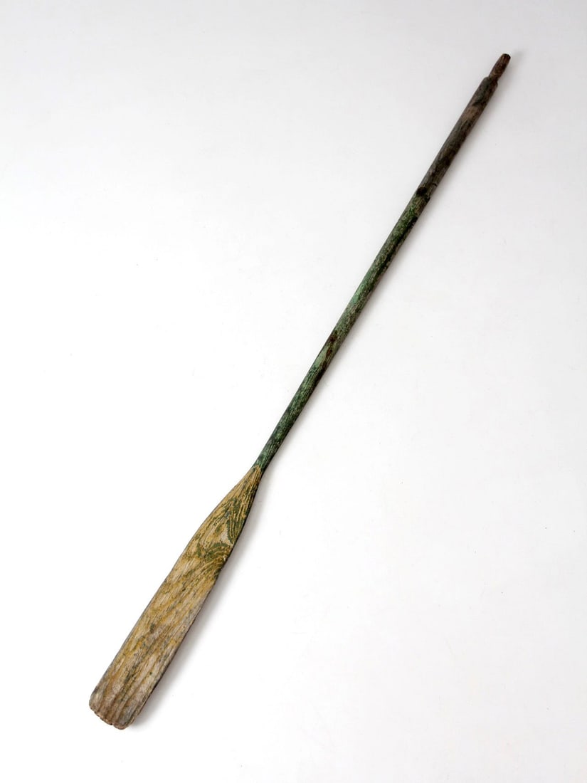 82.5 inch Weathered Wooden River Oar Wall Decor (1 of 11)