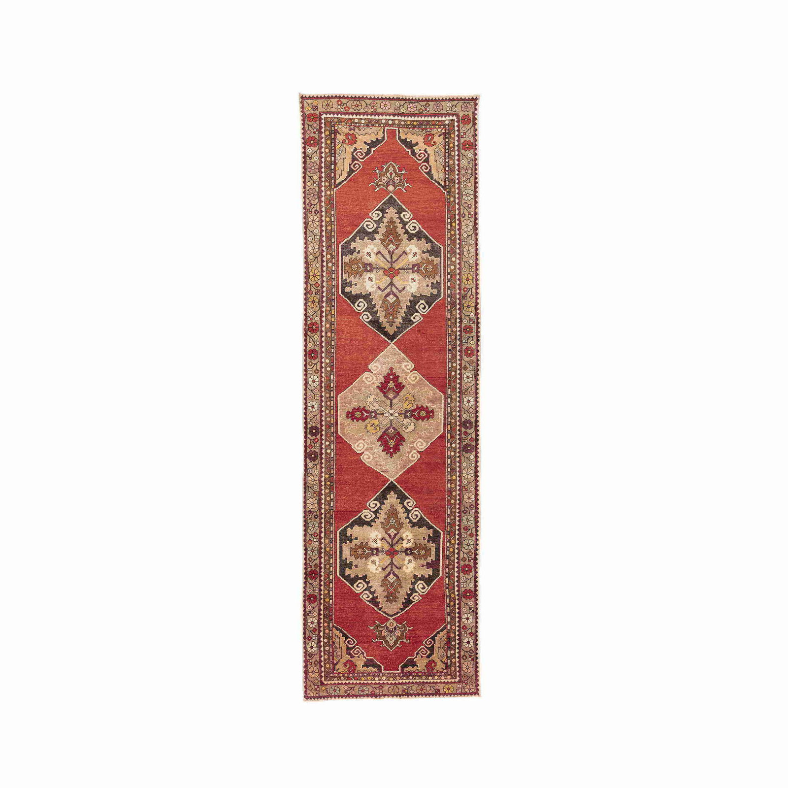 Authentic Handmade Anadol Wool Carpet 37.8x128 Inches: Authentic Handmade Anadol Wool Carpet 37.8x128 Inches Experience the timeless elegance of this Authentic Handmade Anadol Carpet. Crafted with meticulous attention to detail, this stunning piece featur