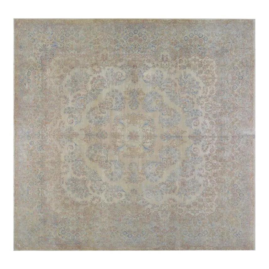 9'7 x 9'10 Hand-Knotted Wool Anatolian Rug with Traditional Turkish Design (1 of 6)