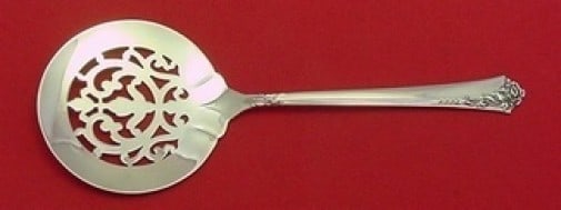 Oneida Damask Rose Sterling Silver Tomato Server 7 3/4 (1 of 2)