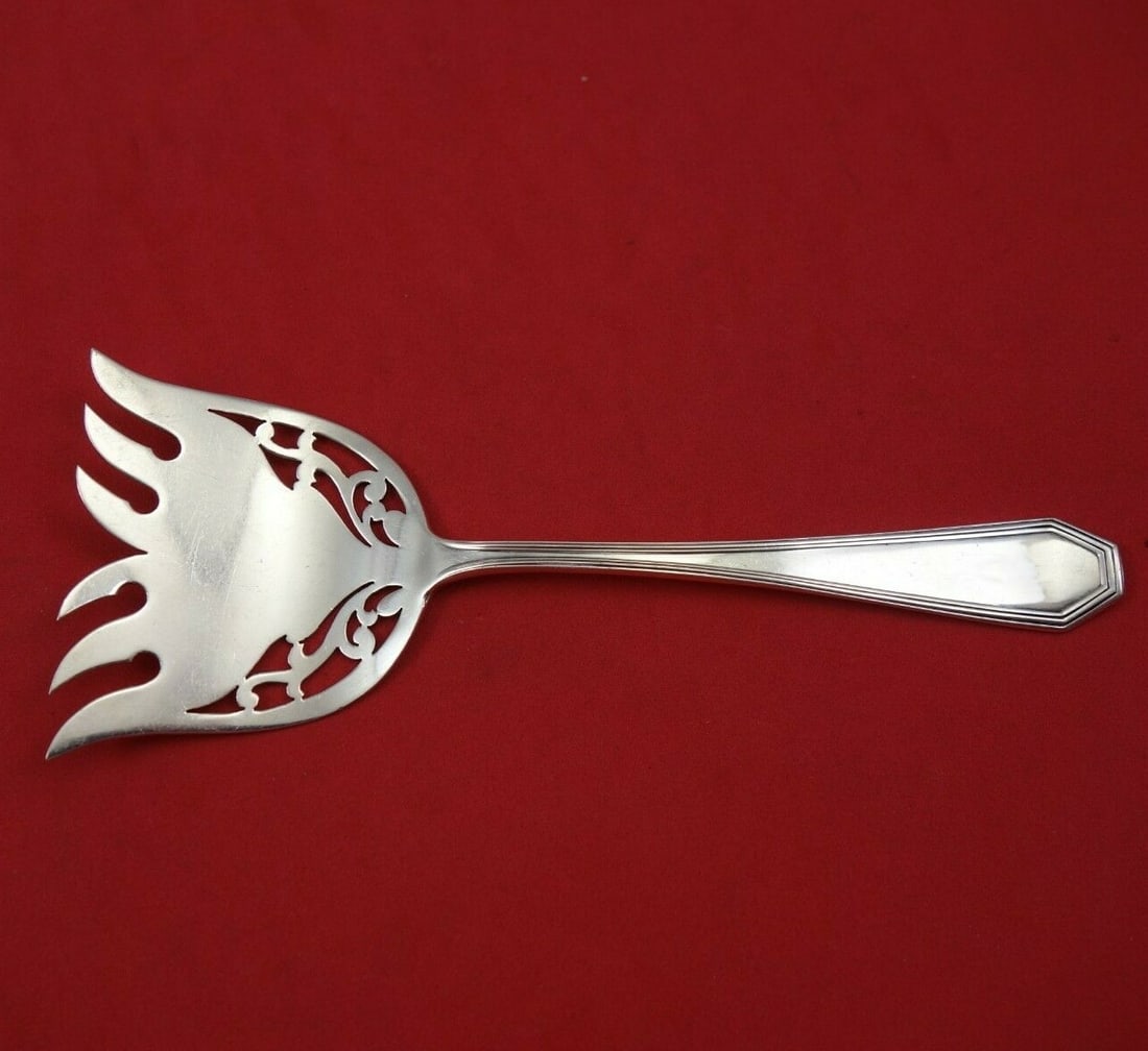 Dominick and Haff Sterling Silver Sardine Fork Queen Anne Plain 6 inch (1 of 2)