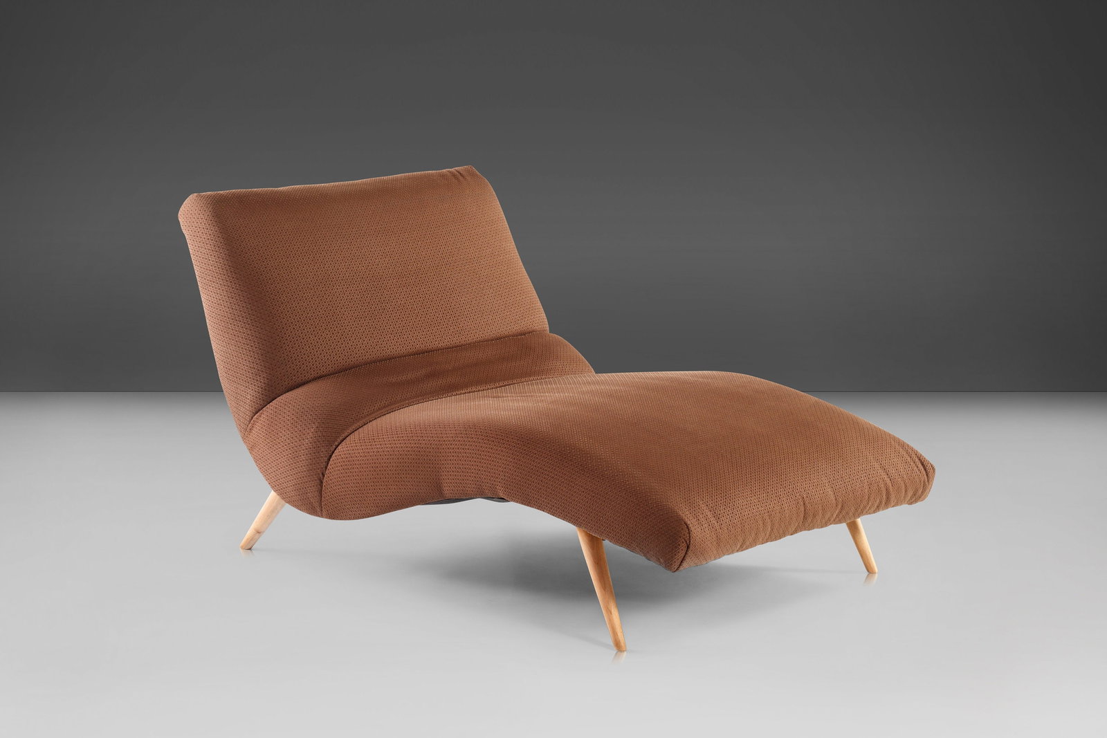 Lawrence Peabody Architectural Wave Chaise Lounge Chair for Selig 1960s Mid-Century Modern (1 of 9)