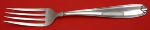 Buccellati Palm Beach Sterling Silver 10 Inch Serving Fork Italy: Buccellati Palm Beach Sterling Silver 10 Inch Serving Fork Italy A Palm Beach by Buccellati serving fork made in Italy from sterling silver. This pre-owned piece is not monogrammed and is in excellent