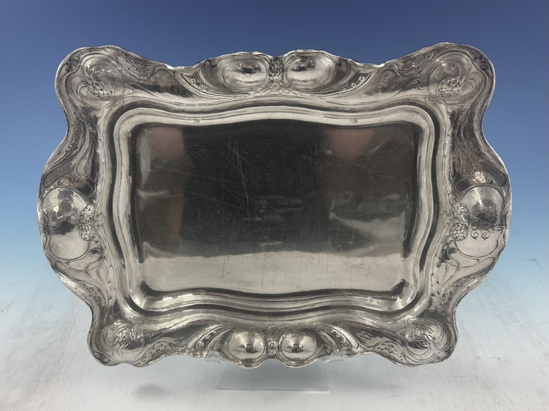 Gorham Martele Sterling Silver Asparagus Tray 14 1/2 x 10 1/4 (1 of 18)