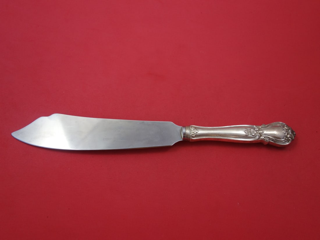 Weidlich Ancestry Sterling Silver Ice Cream Cake Knife 9.5 Inch: Weidlich Ancestry Sterling Silver Ice Cream Cake Knife 9.5 Inch This exquisite ice cream or cake knife/server is a stunning piece from the Ancestry pattern by Weidlich, crafted from high-quality sterl
