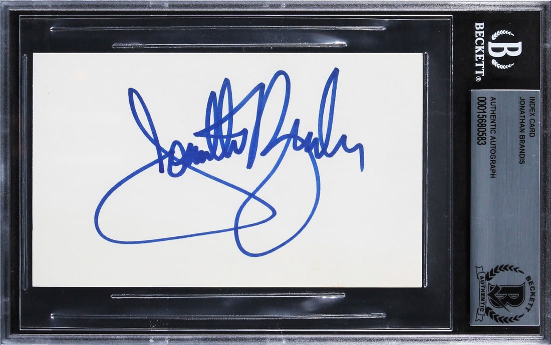 Jonathan Brandis Signed Index Card Beckett Authenticated SeaQuest DSV Slab (1 of 5)