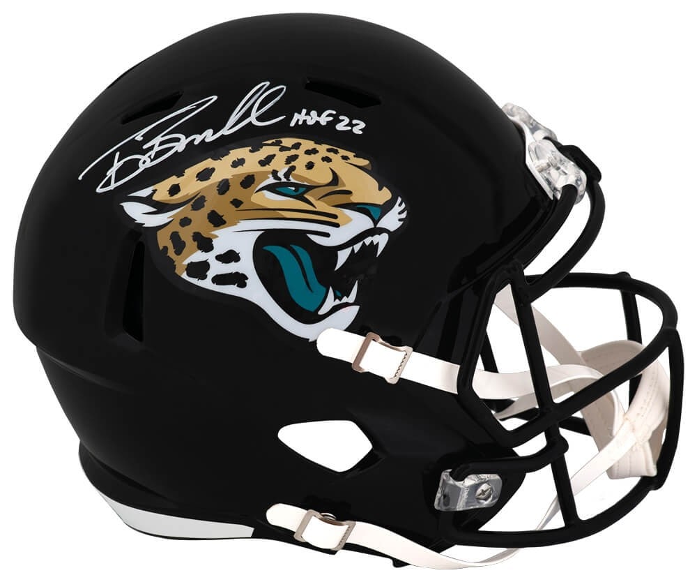 Tony Boselli Signed Jaguars Riddell Full Size Helmet HOF 22 COA: Tony Boselli Signed Jaguars Riddell Full Size Helmet HOF 22 COA This is a signed full-size replica helmet of Tony Boselli, a renowned player for the Jacksonville Jaguars. The helmet features the curre