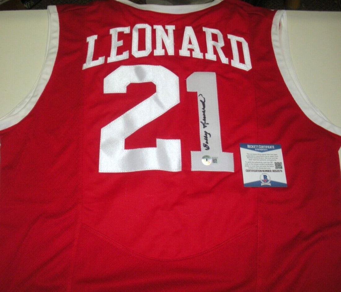 Bob Leonard Signed Nike Basketball Jersey with COA: Bob Leonard Signed Nike Basketball Jersey with COA This is an officially licensed Nike basketball jersey signed by Bob Leonard, a notable player from Indiana. This jersey is an original item, reflecti