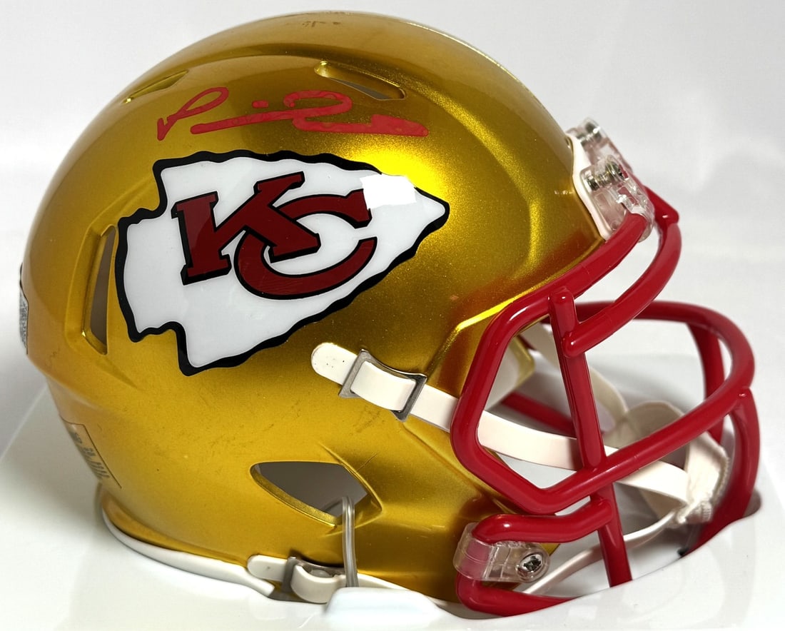Beckett Authenticated Patrick Mahomes II Chiefs Flash Speed Mini Helmet (1 of 6)