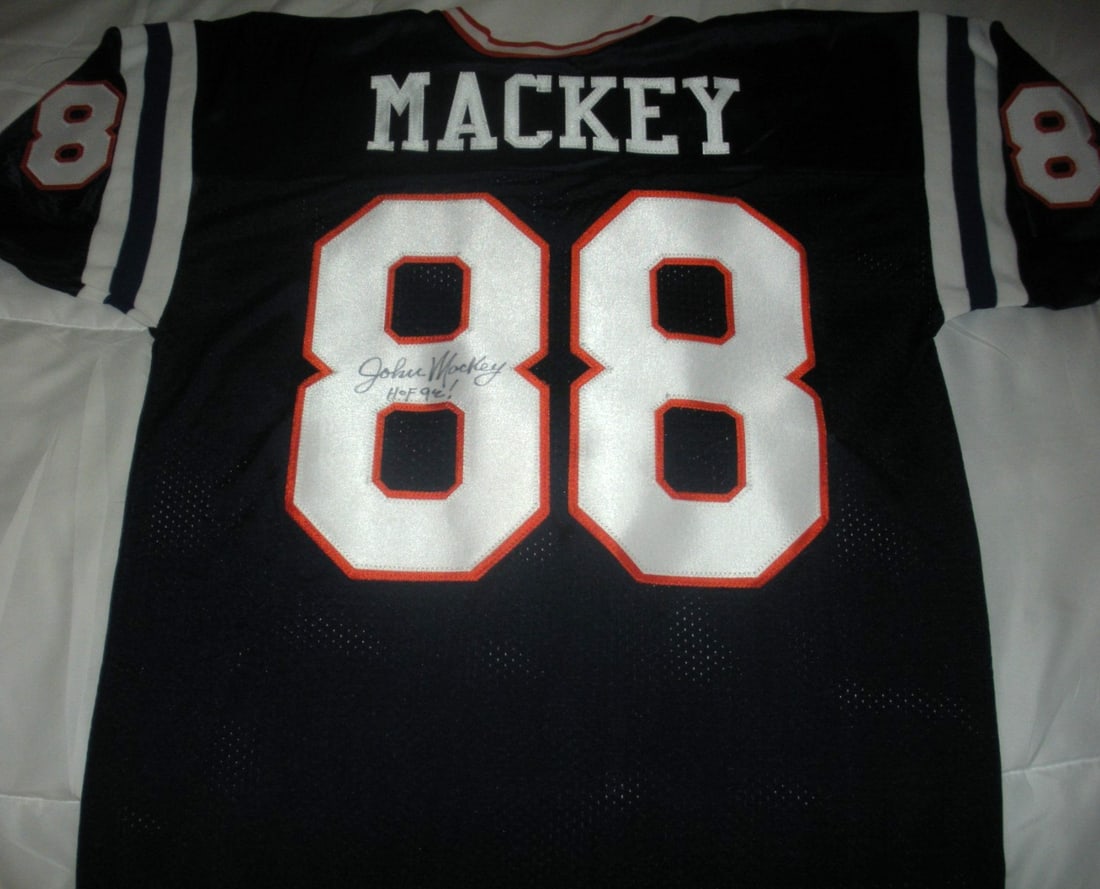 Signed Russell Syracuse Jersey with John Mackey Autograph and COA (1 of 2)