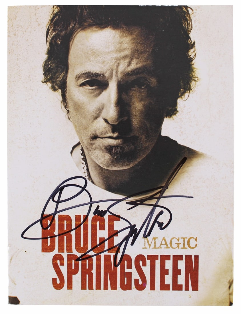 Bruce Springsteen signed 6x8 Magic booklet Beckett COA (1 of 10)