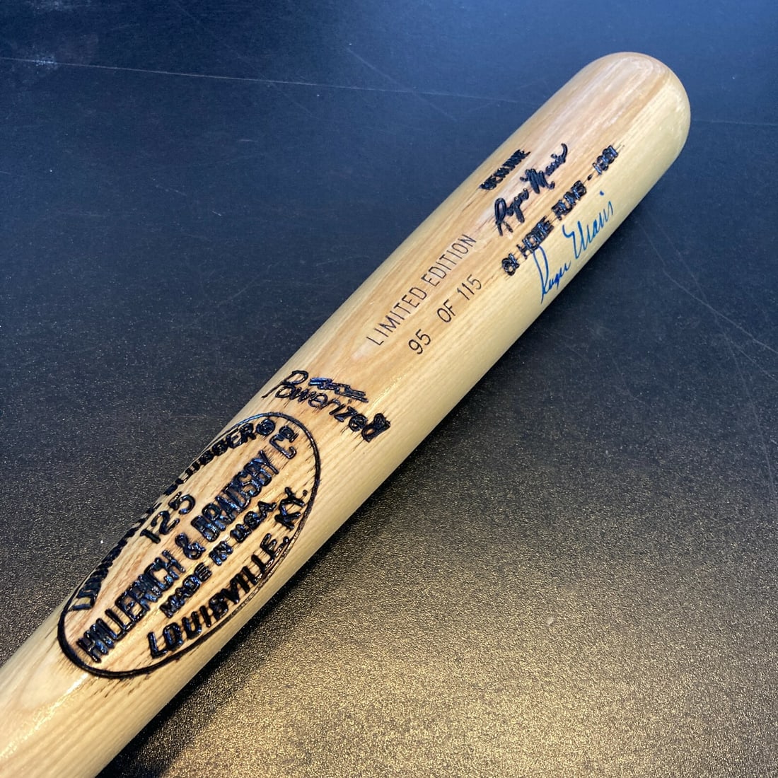 PSA LOA 35 H B 125 Yankees Bat Mantle Maris Limited 95 of 115 (1 of 10)
