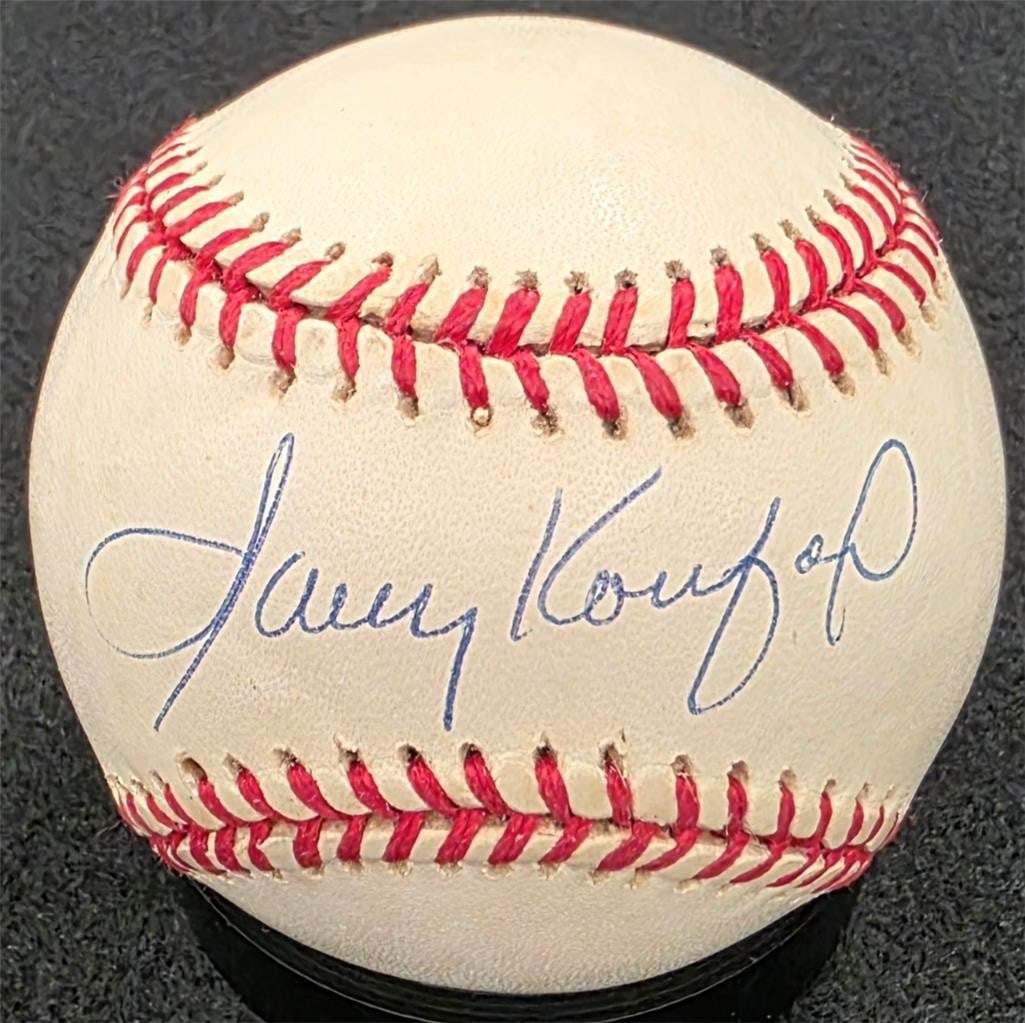 JSA Authenticated Sandy Koufax Autographed NL Official Baseball (1 of 4)