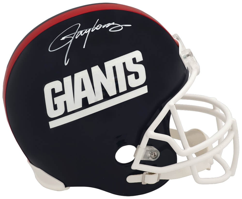 Lawrence Taylor autographed Giants Riddell replica full size helmet with COA (1 of 1)