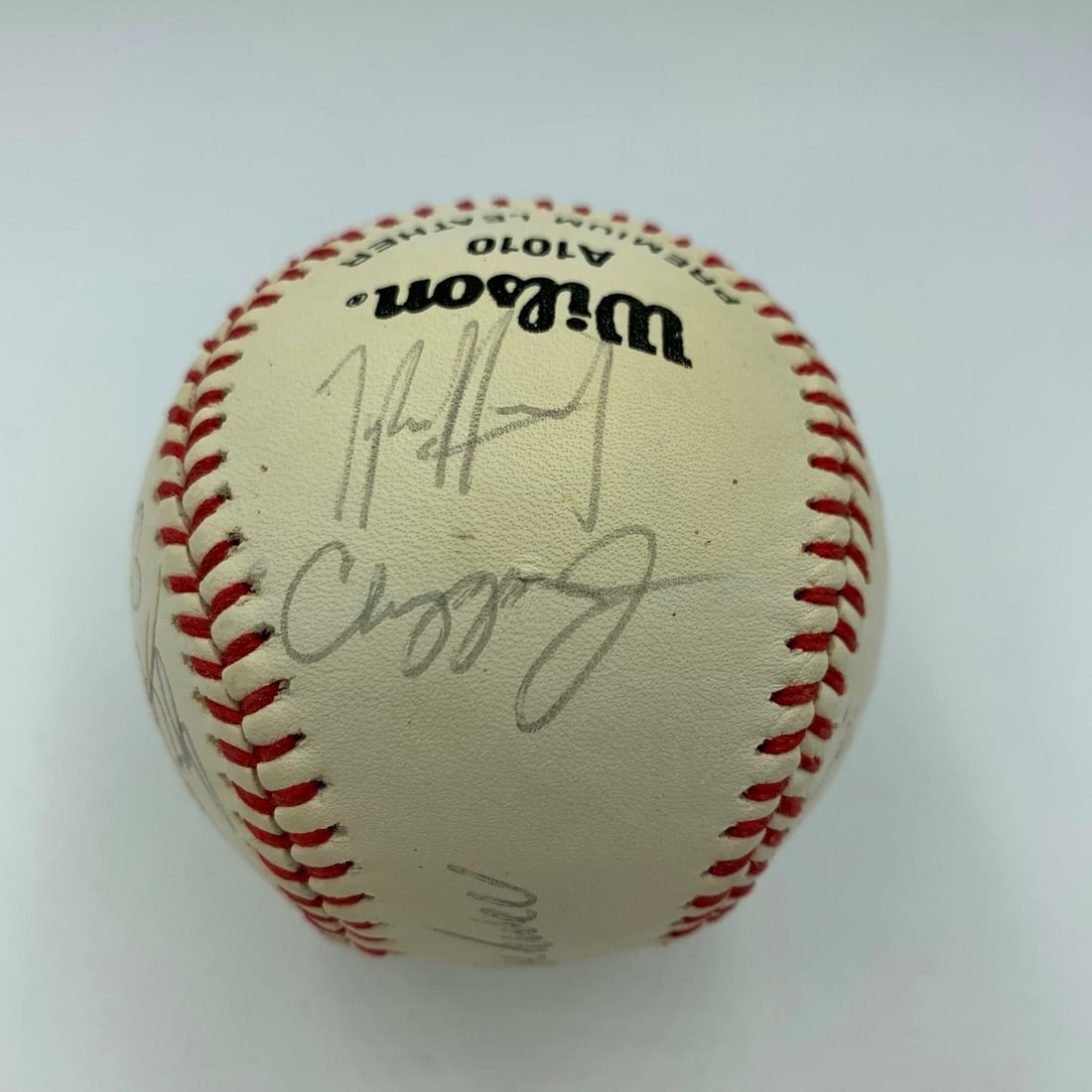 PSA DNA signed baseball 17 autographs 1991 Chipper Jones pre rookie: PSA DNA signed baseball 17 autographs 1991 Chipper Jones pre rookie This is an original 1991 South Atlantic League (SAL) Single A All Star Game baseball, team-signed by 17 players including Chipper Jo