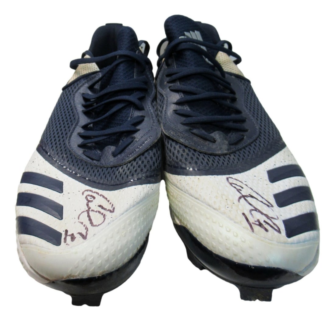 Game-Used Cleats Signed by Carlos Correa With LOA and PSA DNA: Game-Used Cleats Signed by Carlos Correa With LOA and PSA DNA These game-worn cleats were used and signed by Carlos Correa of the Houston Astros. The cleats include a letter of authenticity from Carlo