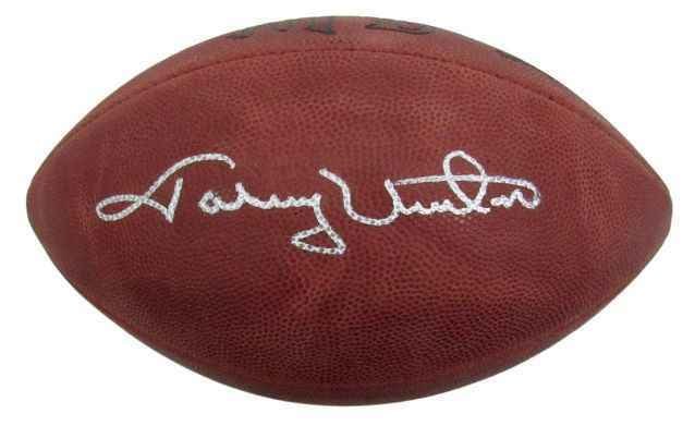 Johnny Unitas Autographed Baltimore Colts Wilson NFL Football JSA Authenticated: Johnny Unitas Autographed Baltimore Colts Wilson NFL Football JSA Authenticated This is an authentic Johnny Unitas signed Baltimore Colts Wilson NFL football. The ball features the legendary quarterba