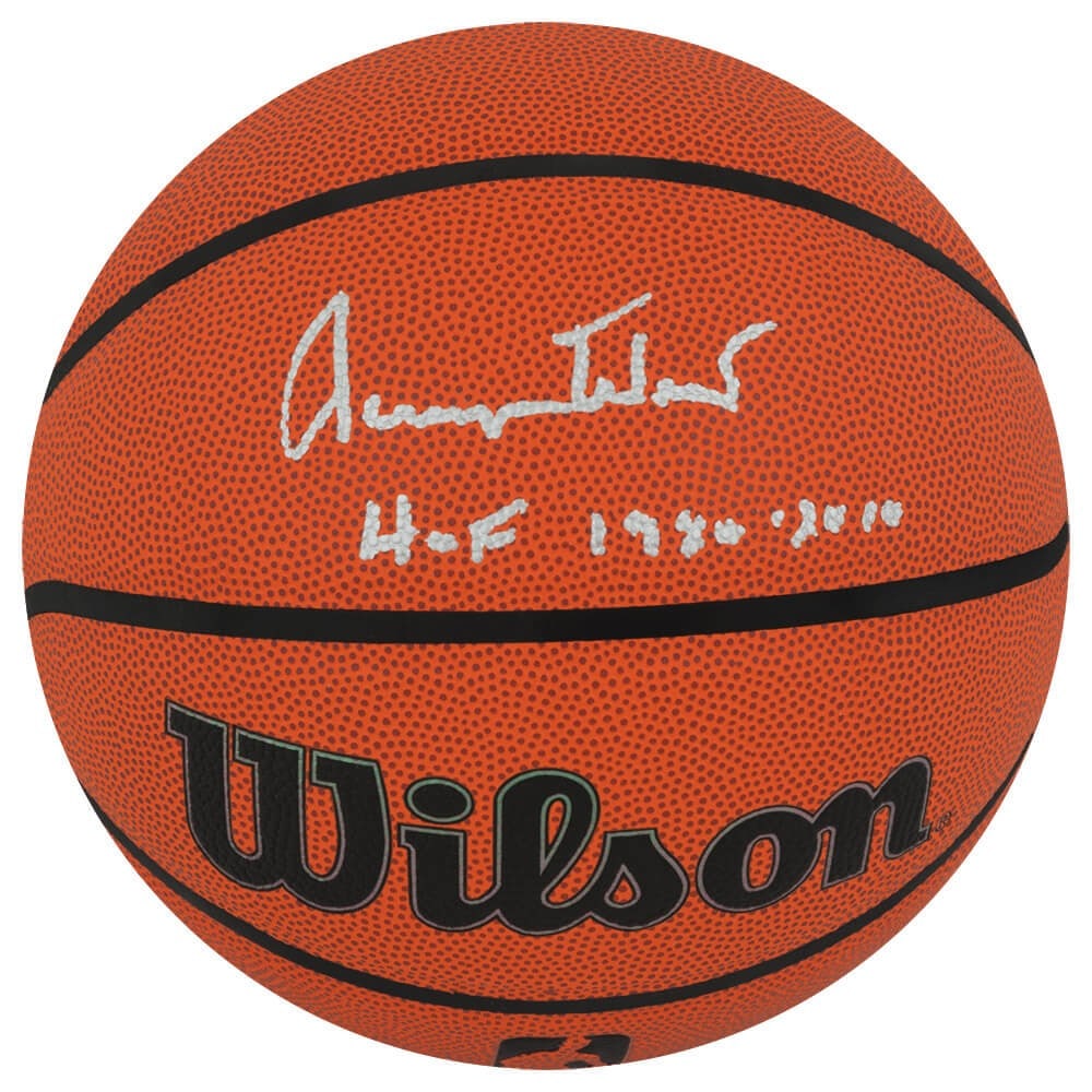 Jerry West Signed Wilson NBA Basketball HOF 1980 2010 COA: Jerry West Signed Wilson NBA Basketball HOF 1980 2010 COA This is a Jerry West signed Wilson Indoor/Outdoor NBA basketball featuring the inscriptions 'HOF 1980, 2010'. The basketball is an original pi