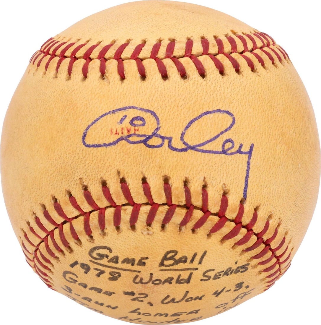 Ron Cey Signed 1978 World Series Game Used Baseball Dodgers PSA Certified: Ron Cey Signed 1978 World Series Game Used Baseball Dodgers PSA Certified This official MLB baseball is a remarkable piece of baseball history, having been used during Game 2 of the 1978 World Series 