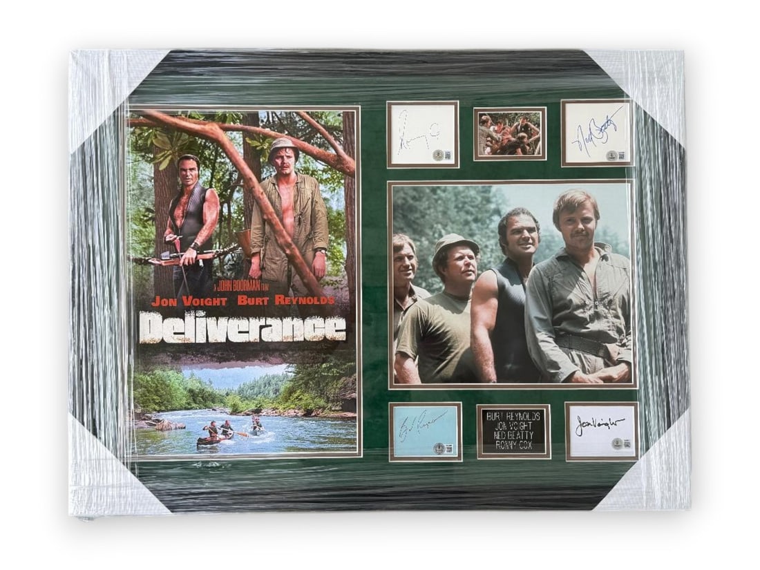 Framed Deliverance cast autographs Beckett authenticated (1 of 3)