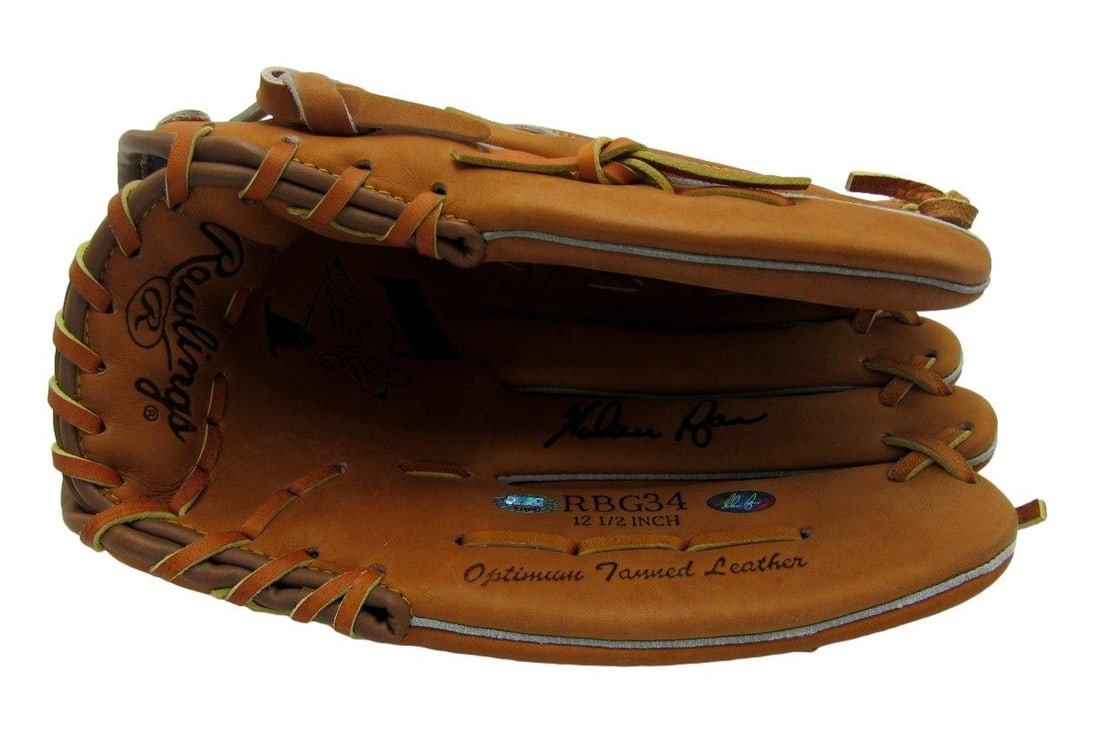 Rawlings RBG34 Baseball Glove Signed by Nolan Ryan HOF JSA Authenticated (1 of 8)