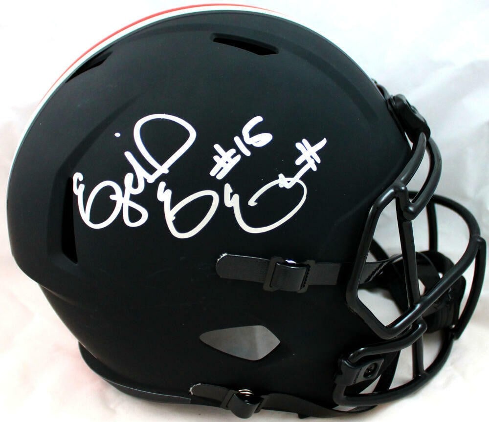 Ohio State Eclipse Speed Full Size Helmet Signed by Ezekiel Elliott Beckett (1 of 7)