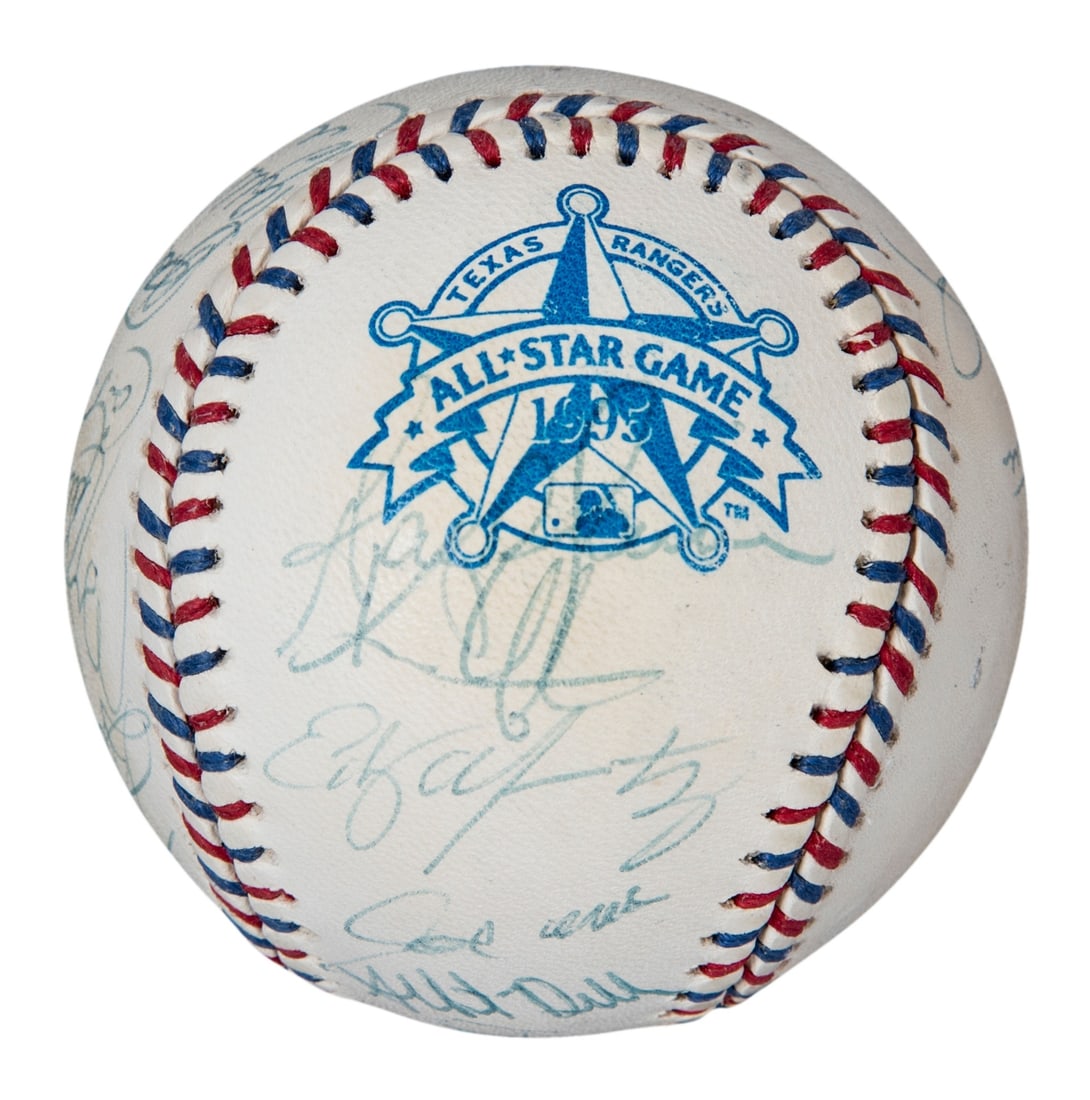 1995 MLB All-Star Game Signed Baseball 26 Autographs PSA/DNA (1 of 8)