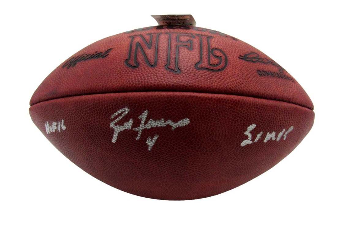 Wilson NFL Leather Football Signed by Brett Favre HOF Inscribed JSA (1 of 7)