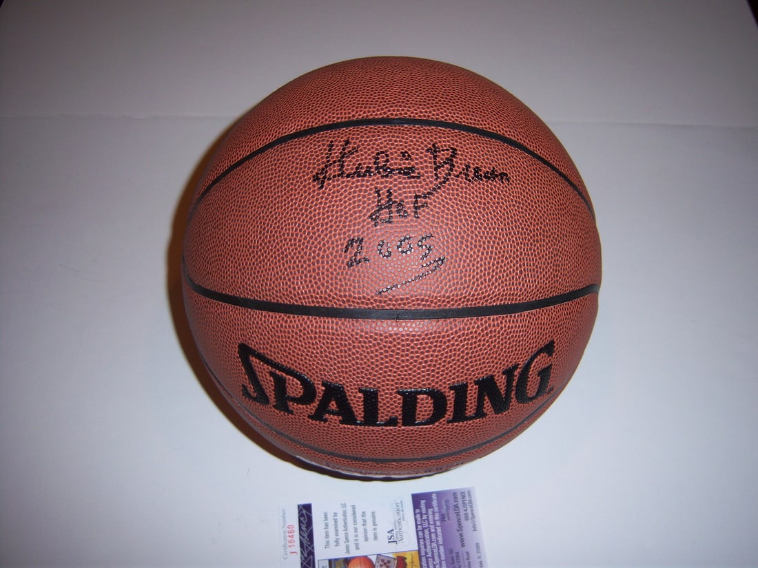 Signed Spalding basketball Hubie Brown Kentucky Colonels JSA COA (1 of 1)