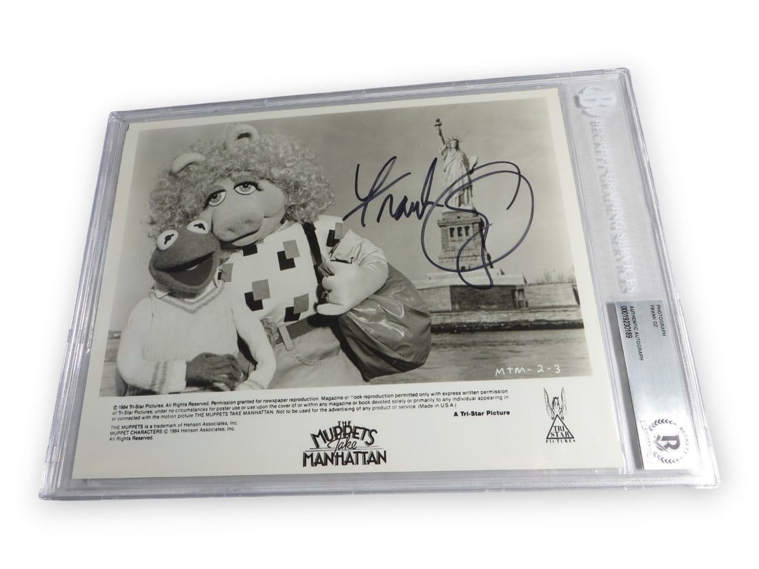 Frank Oz Autographed The Muppets Take Manhattan 8x10 Photograph Beckett Authenticated (1 of 3)