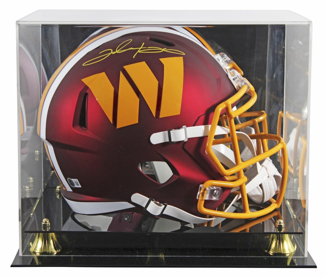 Clinton Portis autographed Washington Commanders full size Speed helmet BAS Witness (1 of 4)