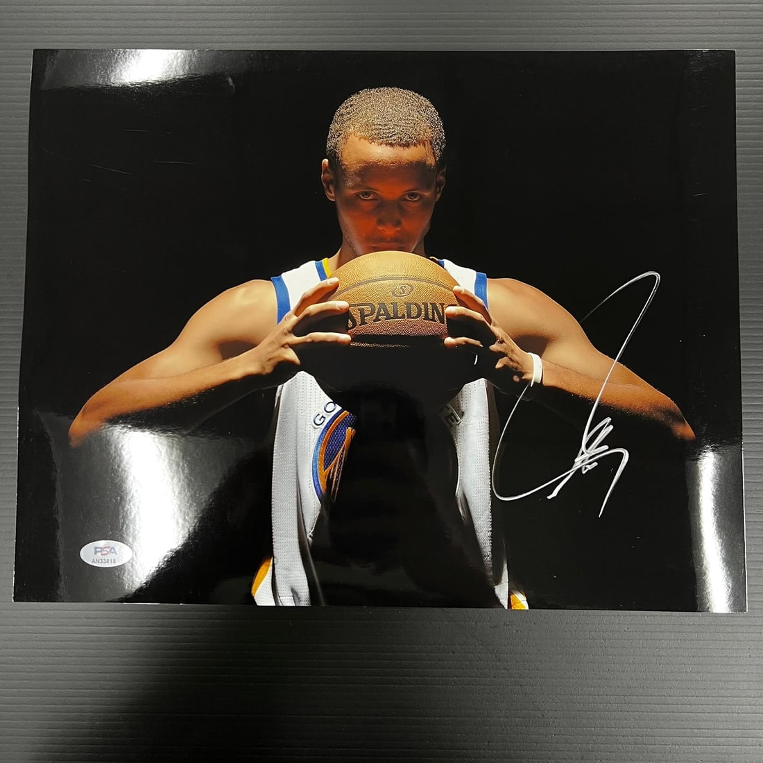 Stephen Curry Autographed 11x14 Photo PSA/DNA Golden State Warriors (1 of 3)
